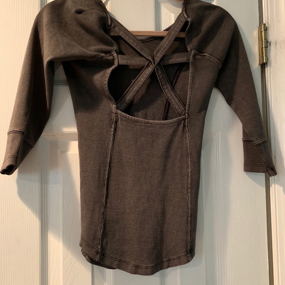 Free People 3/4 sleeve top
